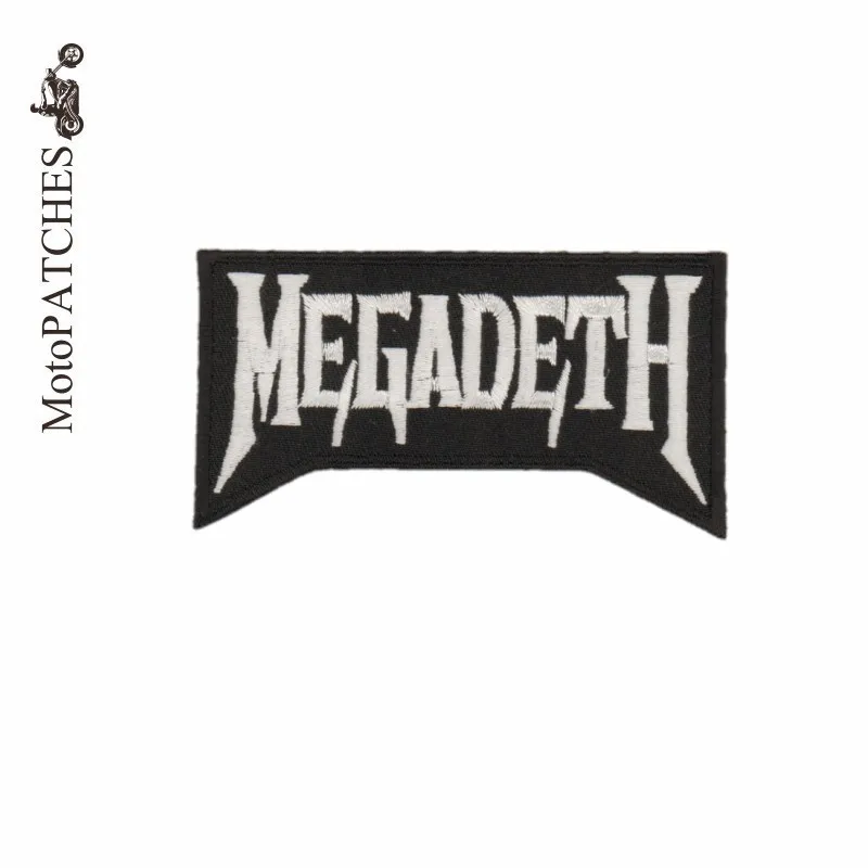 

MotoPATCHES PUNK Megadeth Rock Band Heavy Metal Embroidered Iron On Patches