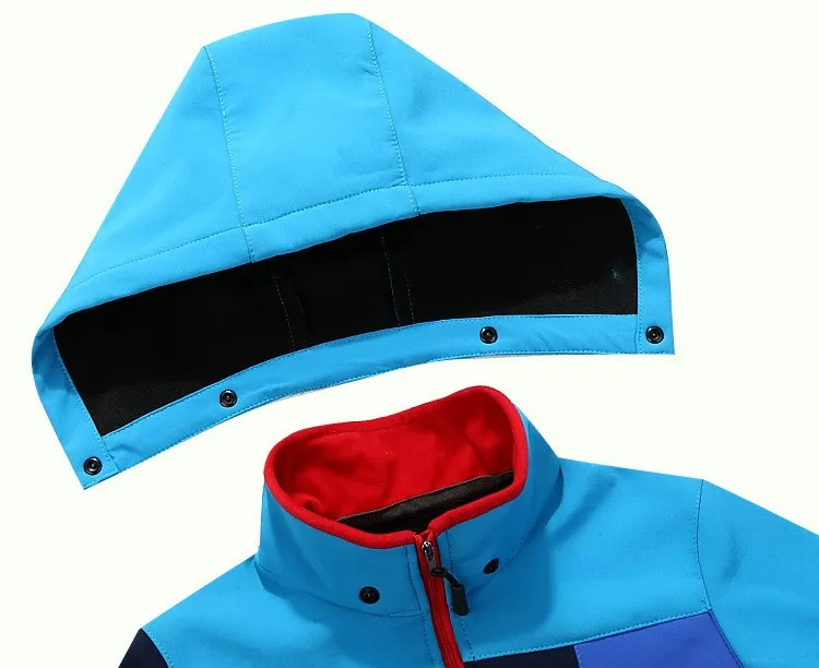 Теплый светильник; сезон осень-зима; Детский комплект из пальто и штанов; Лыжная куртка с капюшоном и брюки; ветрозащитная водонепроницаемая куртка для кемпинга и пеших прогулок