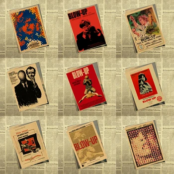 

BLOW-UP 1966 Michelangelo Antonioni Home Furnishing decoration Kraft Movie Poster Drawing core Wall stickers