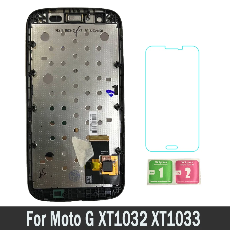 Горячие Lcds для Motorola Moto G XT1032 XT1033 ЖК дисплей с рамкой кодирующий преобразователь