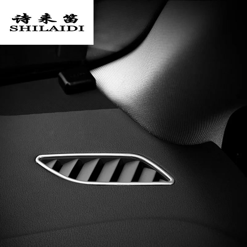 Автомобильный Стайлинг AC Outlet Trim Refit Air Frame dashboard наклейки Чехлы для Audi A4 B8 A5 RHD LHD