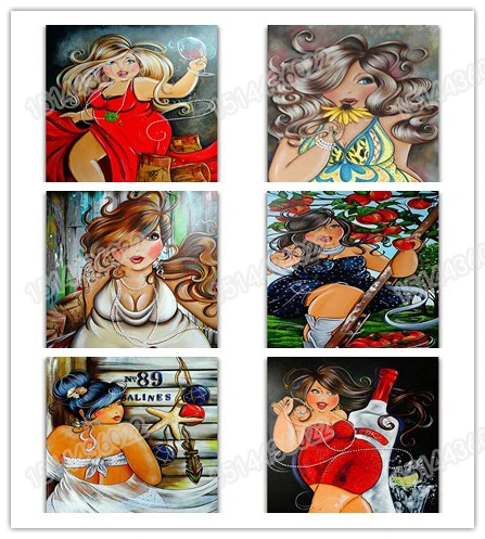 

5D DIY Diamond Embroidery Cross Stitch Cartoon Diamond Painting Sexy beauty Rhinestone Home Decoration 2019 needlework Gift