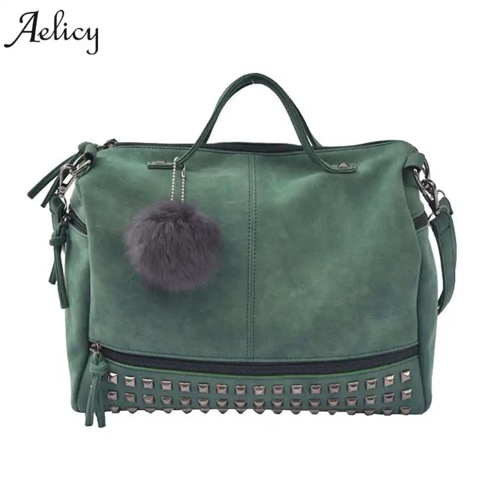 Aelicy أعلى-حقائب بيد خمر Nubuck حقائب يد جلدية برشام أكبر قدرة أكياس للنساء 2017 حقيبة كتف بولسا الأنثوية Aelicy أعلى-حقائب بيد خمر Nubuck حقائب يد جلدية برشام أكبر قدرة أكياس للنساء 2017 حقيبة كتف بولسا الأنثوية