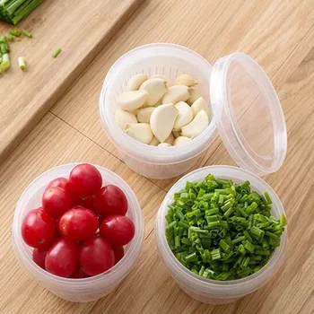 

Fruit Sealed Crisper Box Fruit Vegetable Refrigerator Crisper Container Home Kitchen Refrigerator Storage Boxes