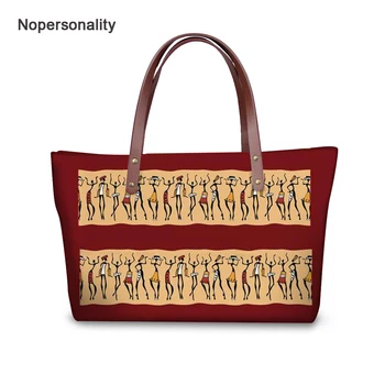 

Nopersonality African Pattern Handbags for Women Casual Fashion Female Ladies Beach Shoulder Tote Bag Neoprene Top-handle Bags
