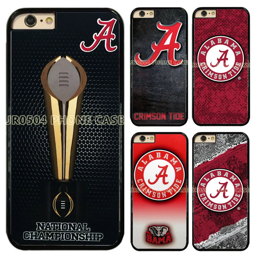 Alabama Crimson Tide Championship PC+TPU Phone Case Cover