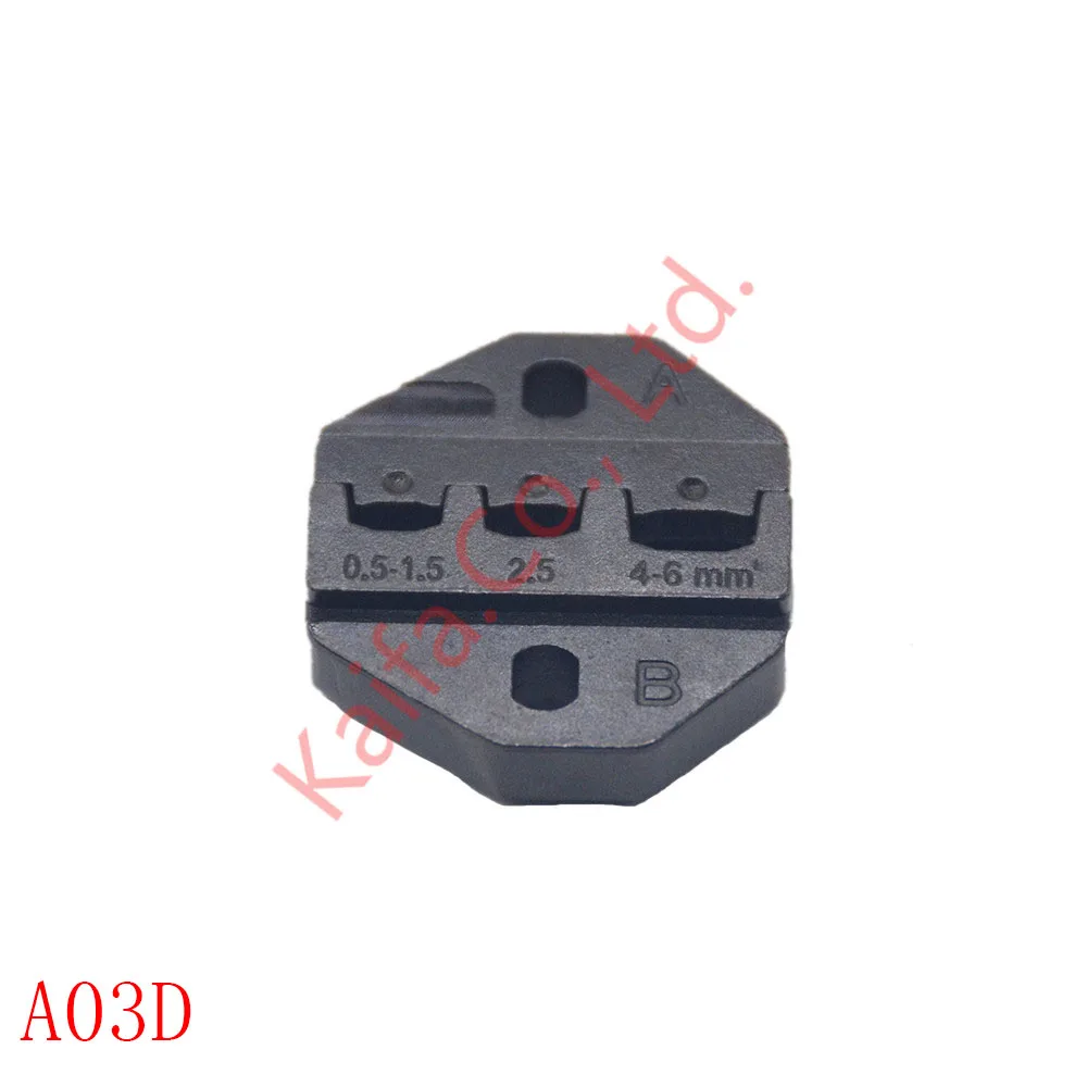1 шт. набор штампов A03A неизолированный открытый разъем Тип соединителя детали инструмента A06WF A04WFL A03BC A03C A03D A30J A2550GF терминалы A101