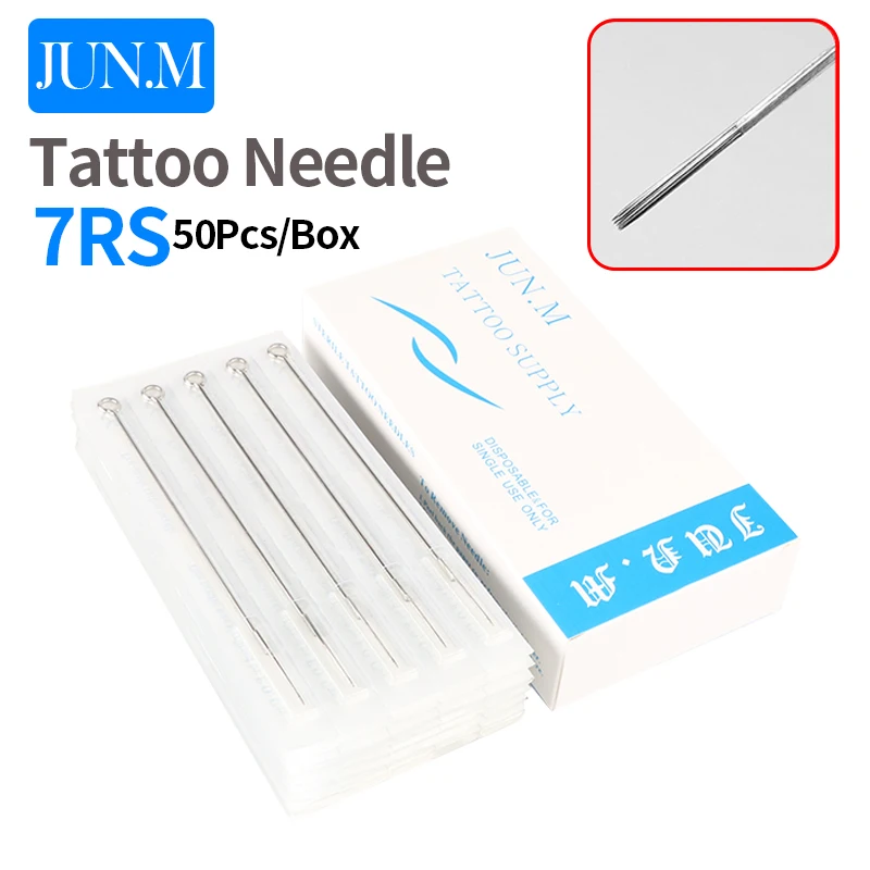 High Quality Professional Round Shader Tattoo Needle 7RS 50PCS/BOX