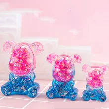 Silikon reçine kalıpları DIY zanaat ayı pençe baskı şekli epoksi UV reçine kalıp takı takı araçları yapımı
