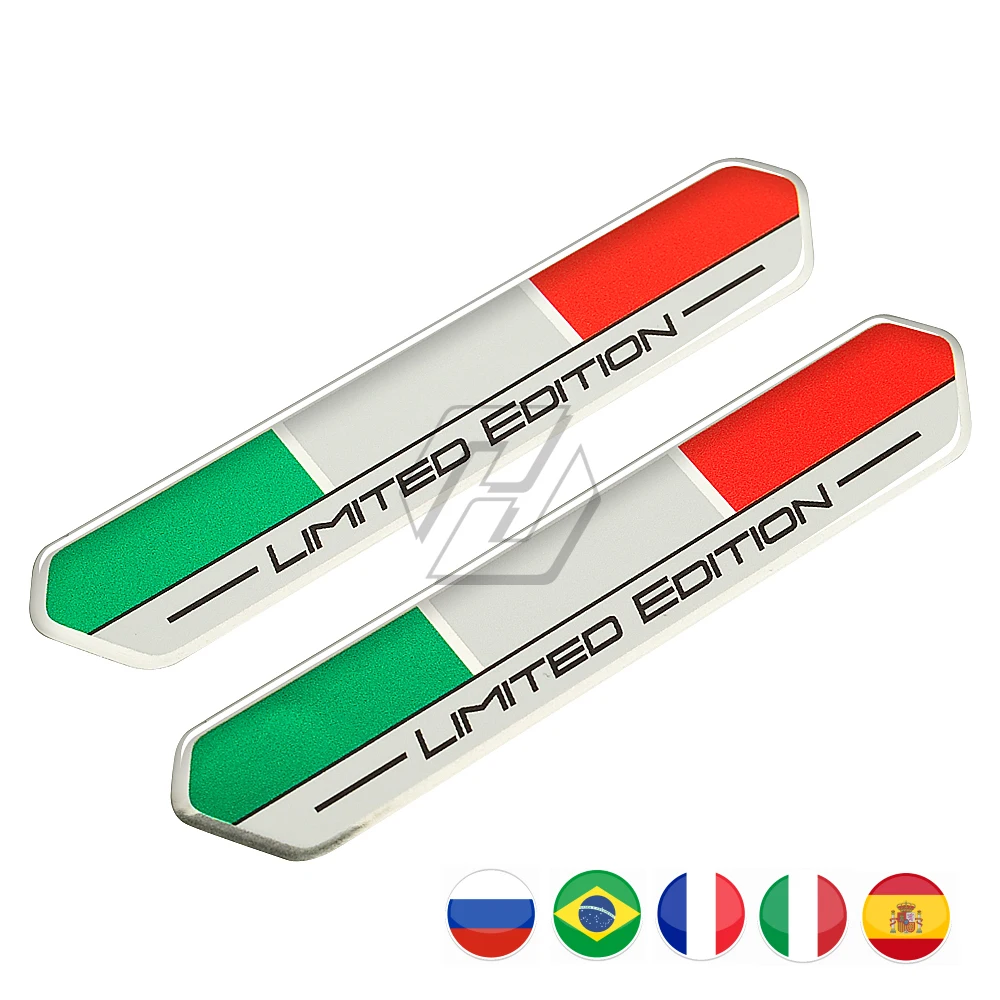 

Italy Flag Limited Edition Sticker Motorcycle Tank Decal Case for Ducati Aprilia RSV4 RS4 Car Styling Spain/Russia/Brazil/France