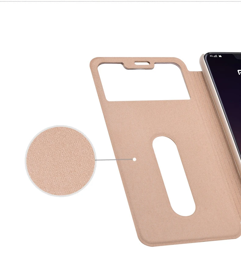 For Vivo Y17 Case View Window Flip Stand PC Cover For Vivo Y17 Y15 Y12 Case Answer PU Leather FOR vivo y 17 15 12 vivoy17