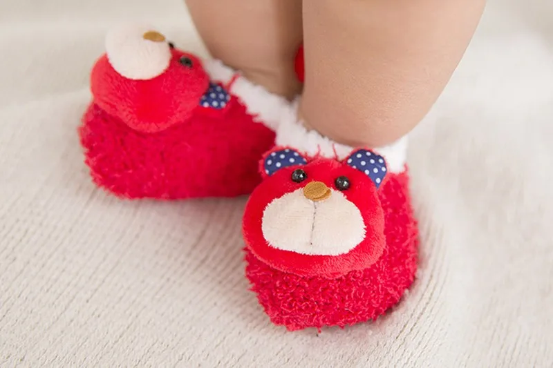 New Baby Sock Coral Infant Socks Winter Creative Girl Sock 3D Cartoon Newborn Accessories Autumn Boys Product Warm Toddler Props (6)
