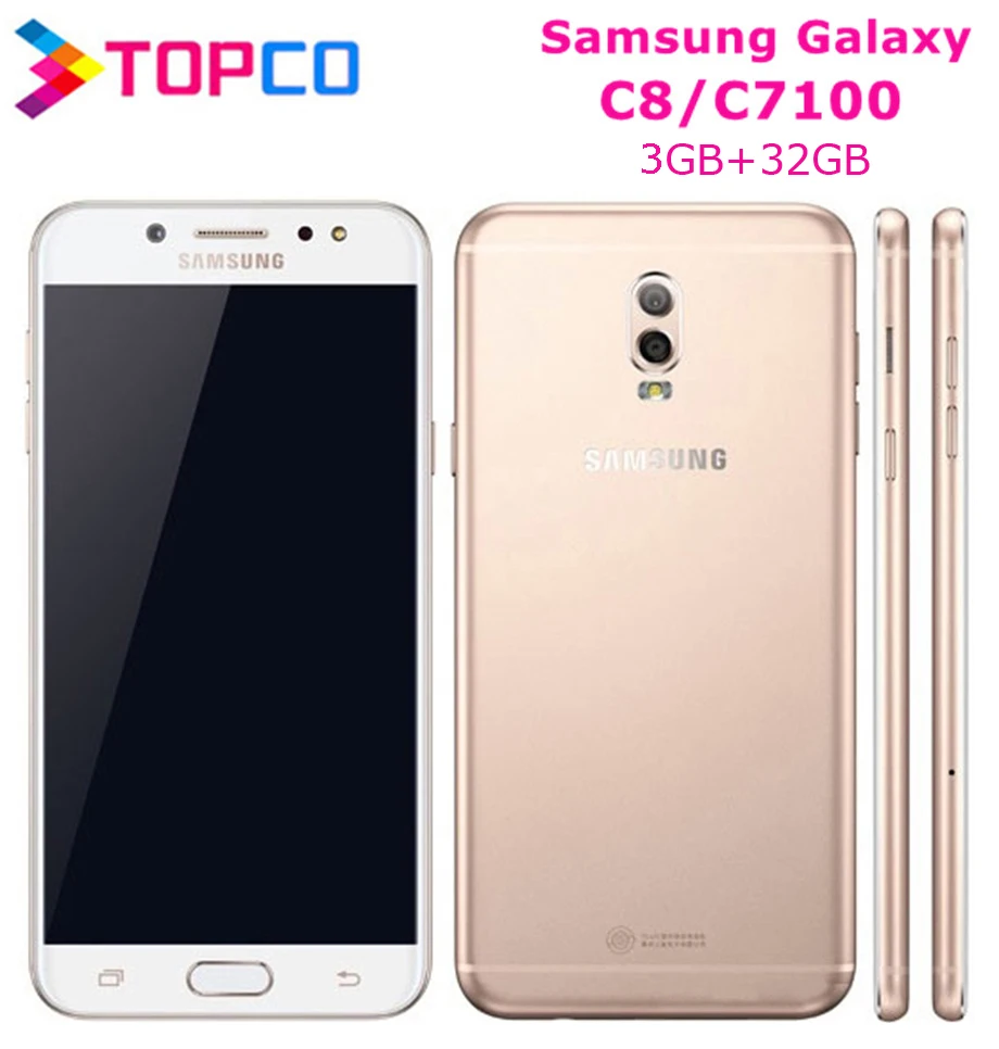 Мобильный телефон Samsung Galaxy C8 C7100 оригинальный разблокированный GSM LTE Android