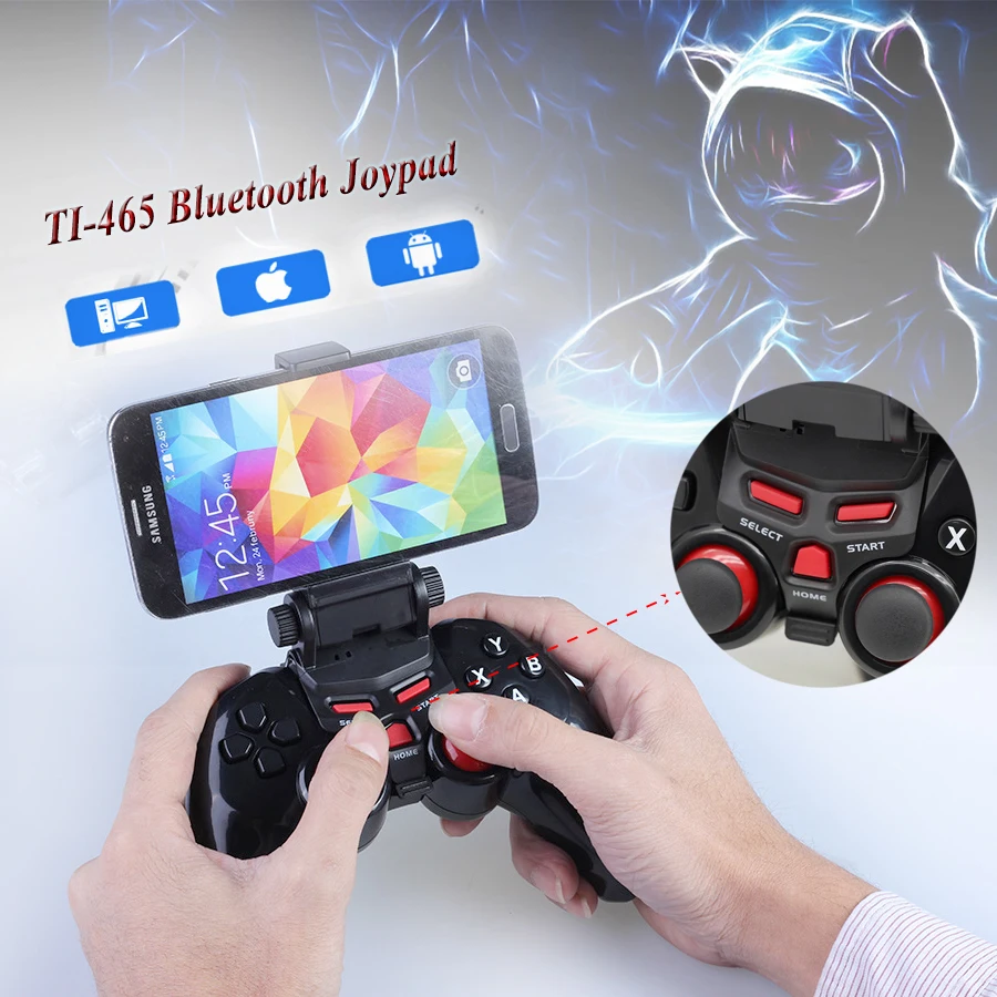 TI 465 джойстик Bluetooth беспроводной игровой Геймпад контроллер Джойстик для Android IOS