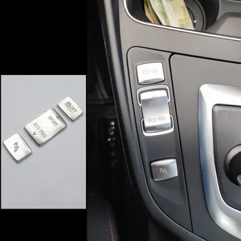 

Car Central Armrest Gear Shift Buttons Decorative Cover Trim Sticker For BMW 1 series F20 F52 2 Series Coupe F22 Interior Decals