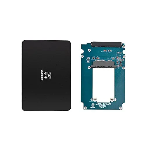 KINGSHARE mSATA SSD на 2 5 дюйма SATA III алюминиевый корпус адаптер конвертер Черный KS AMSTS25BK|sata