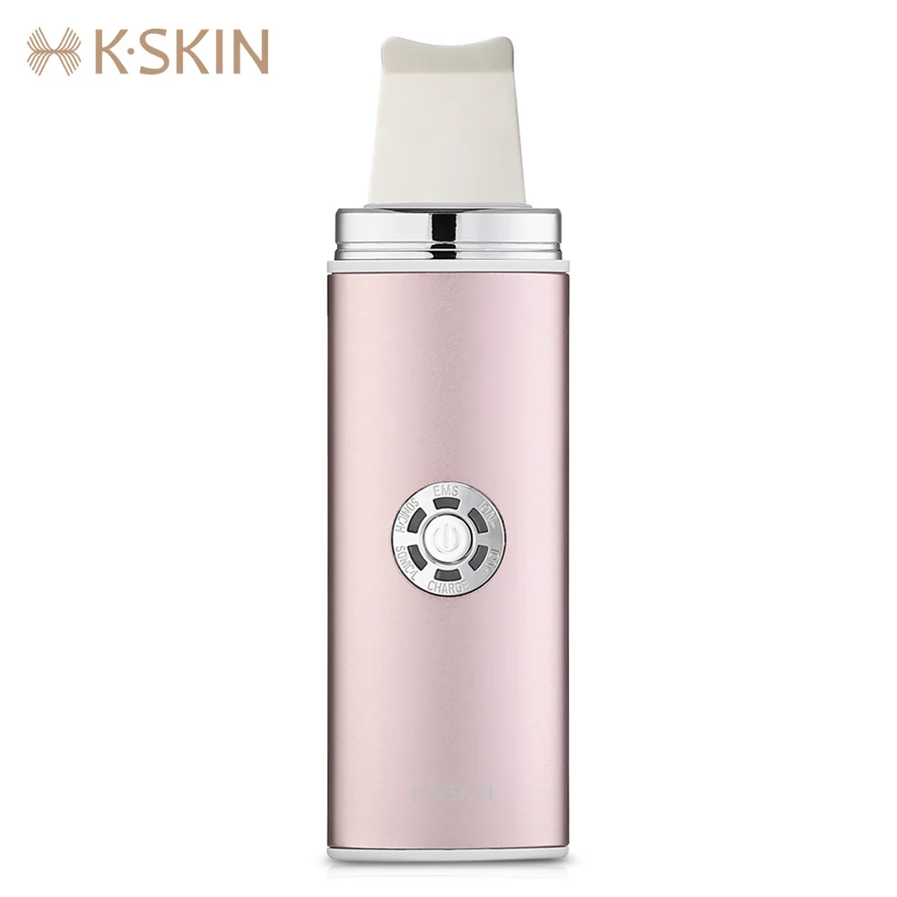  K-SKIN KD8026 Electric Ultrasonic Facial Scrubber Cleanse Massage Brighten Lift Skin Care Spatula