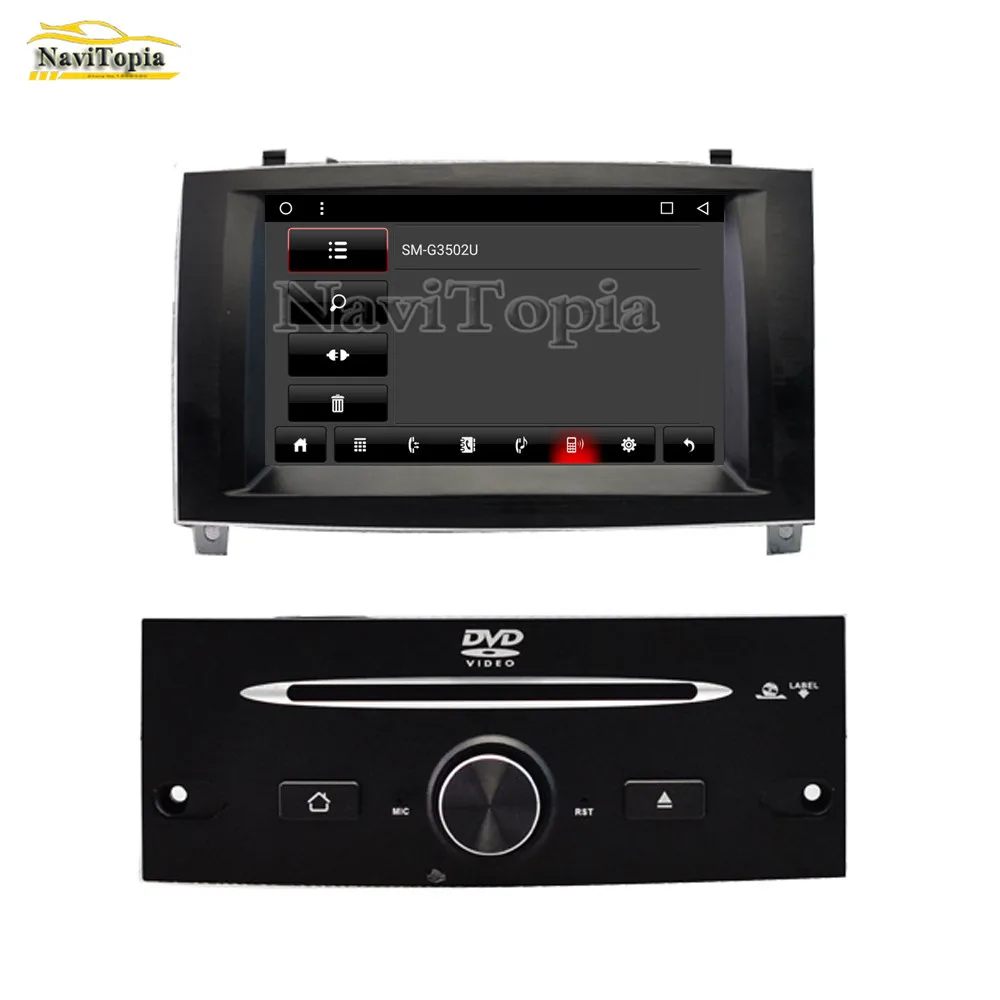 Excellent NAVITOPIA 7inch 2G RAM 32G ROM Octa Core Android 8.1 Car GPS Navigation for Peugeot 407 2004 2005 2006 2007-2010 4