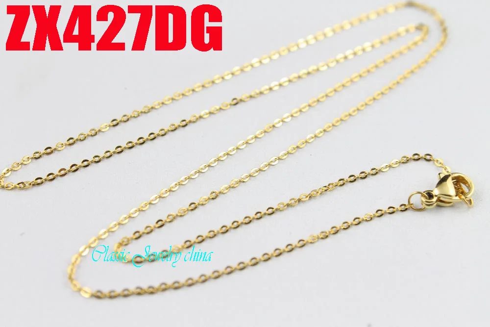 Цепочка Из Нержавеющей Стали 1 2 мм 20 шт.|stainless steel necklace|steel necklacefashion necklace |