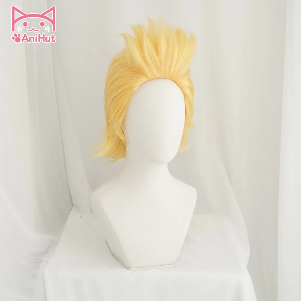 Аниме My Hero Academia Mirio Toogata Million парик для косплея Boku No большой 3 желтый Toogata|Костюмы