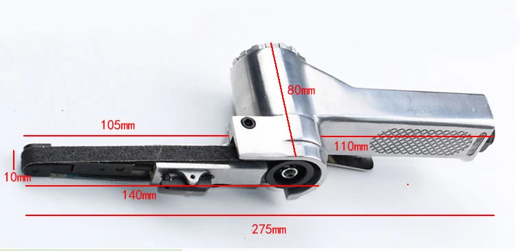 10 мм* 330 пневматический ленточный шлифовальный станок пневматическая шлифовальная машина Полировальный Инструмент