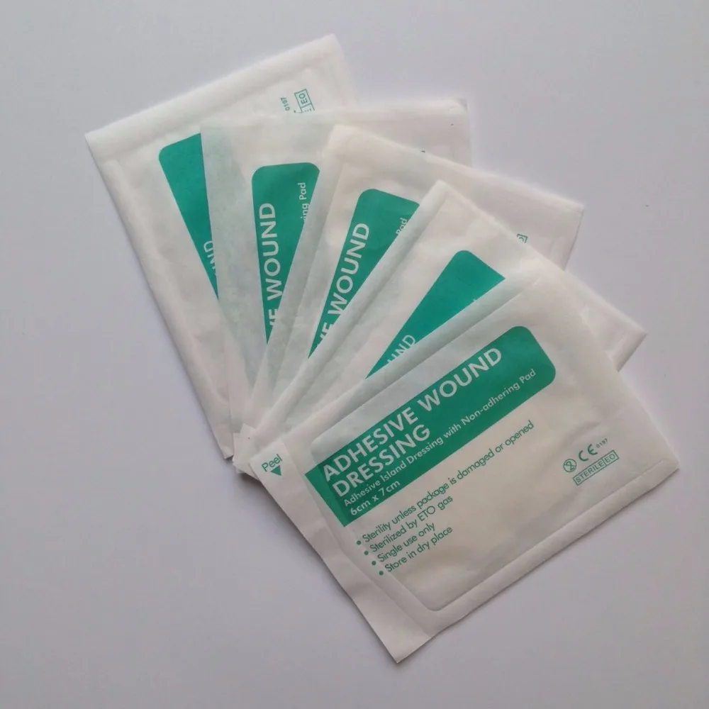 15pcs/lot 6*7cmLarge Size Hypoallergenic Non woven Medical Adhesive