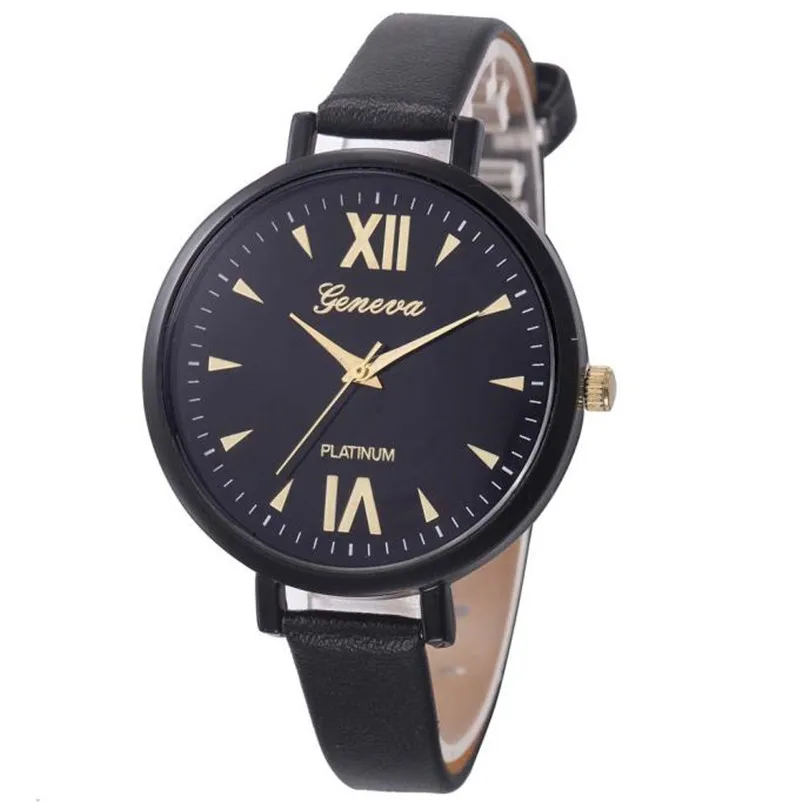 Women's watches fashion leather watch strap Leisure Time Fine Analog  Simple Clock Female Wrist Watch relogio feminino M17 (10)