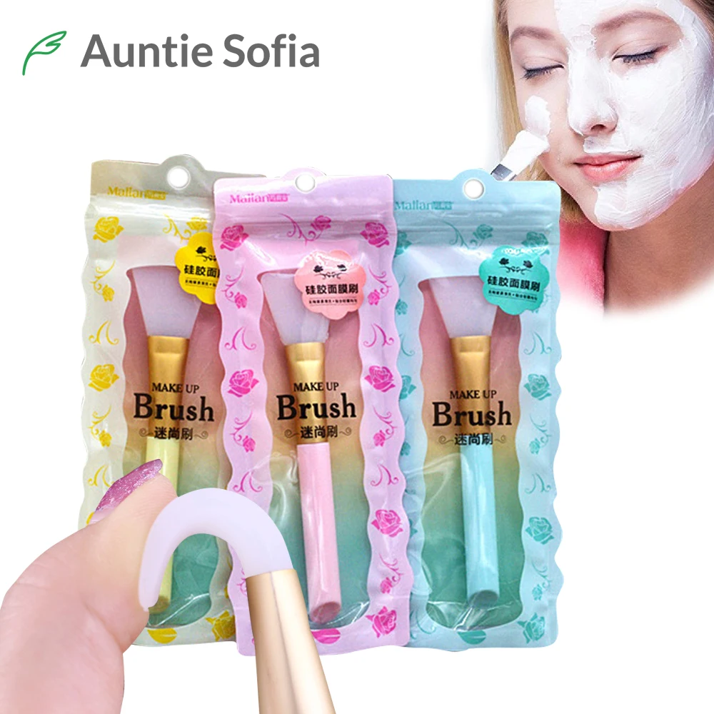 Facial Mask Brush Silicone Mud Brush DIY Mask Skin Care Essential 1pc Makeup Brush DIY Face Mud Brush Skin Care Tools 2 pcs professional silicone facial face mask mud mixing skin care beauty makeup brushes foundation tools maquiagem