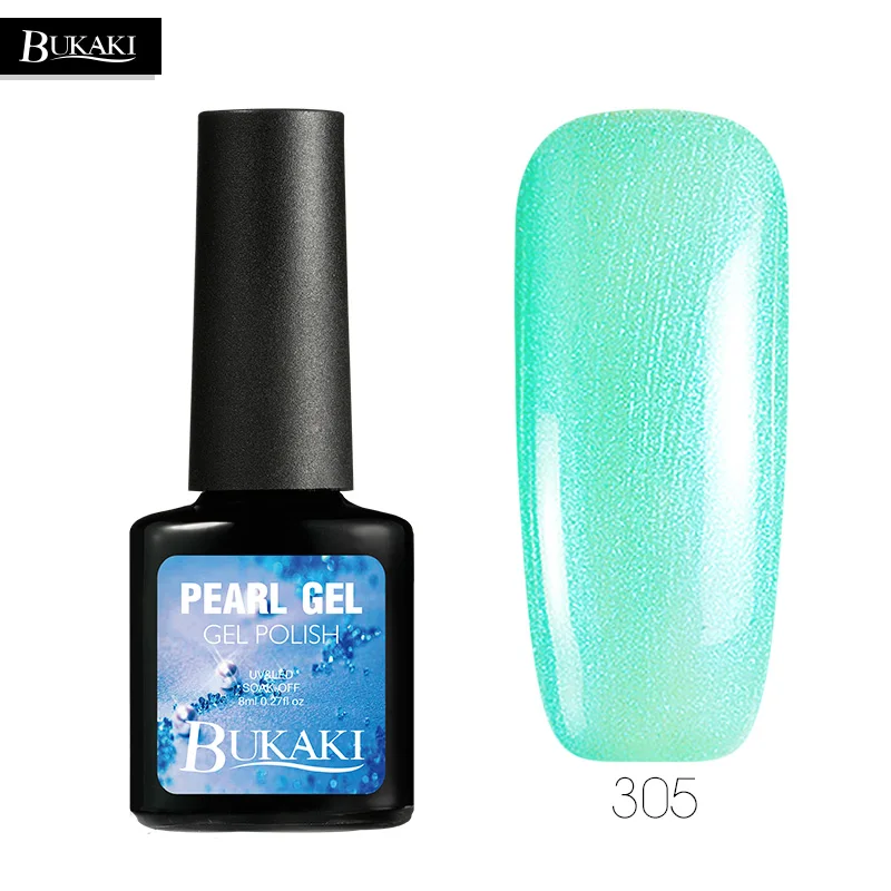 УФ Гель лак BUKAKI с русалочкой жемчужная оболочка для ногтей Lucky Gel Lak Vernis|gel nail polish|gel