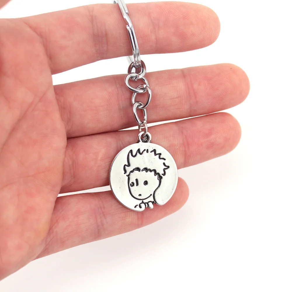 

hzew Cute little prince Key Chains boy girl gift KeyChain