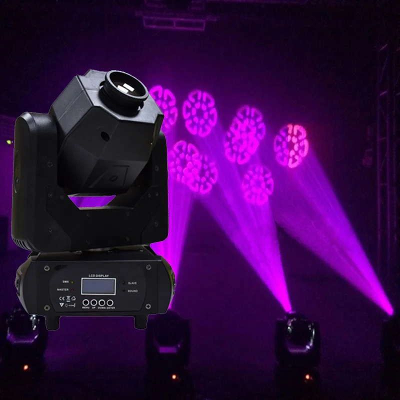 3 фасетная Призма 60 Вт движущаяся головка Точечный светильник фирмы &quotDMX&quot 512 LED