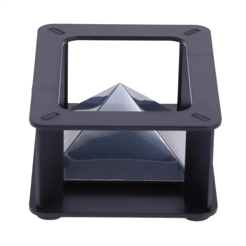 Универсальный 3D голографический проектор мини-пирамида 3D анимационный Дисплей Тип Крытая роскошная витрина коробка проектор для смартфона