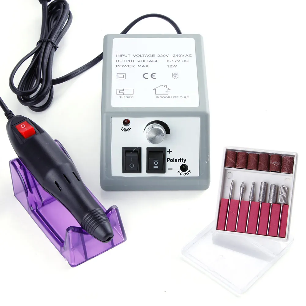  20000RPM Professional Machine Apparatus for Manicure Pedicure Kit Electric File with Cutter Nail Dr