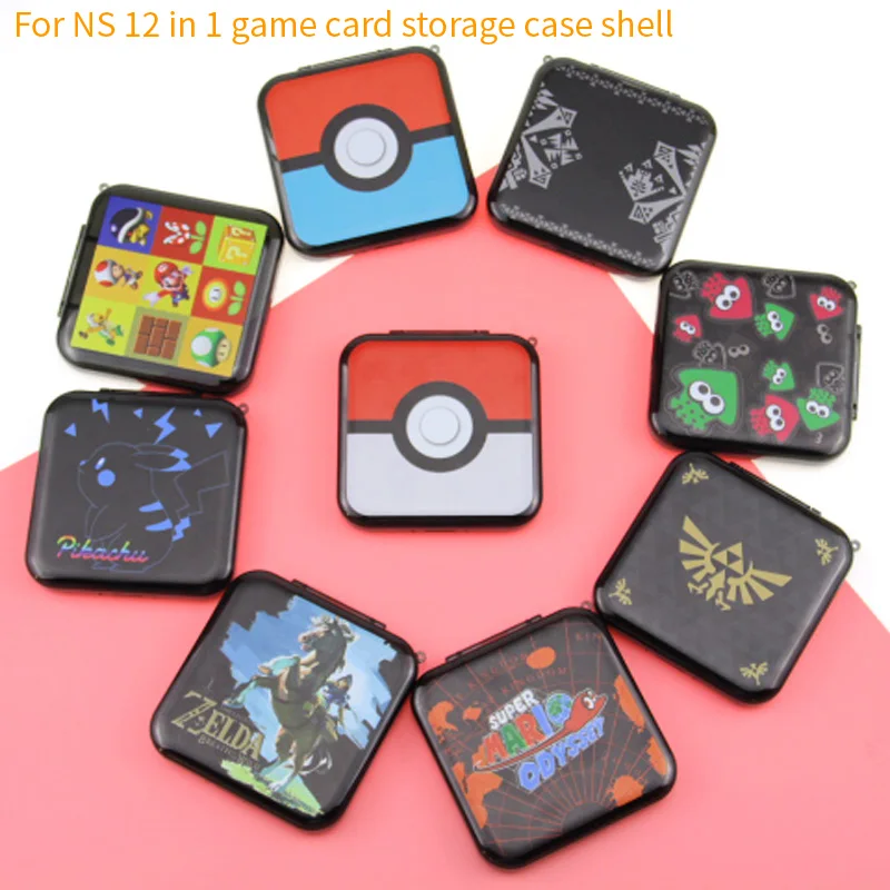 

12in1 Portable Case Card Holder Shockproof Hard Shell Storage for Nintend Switch NS Game Card Box