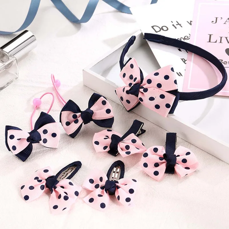 Korean Princess Children Hair Accessories 5 pcs 7 pcs Set Girls Lovely