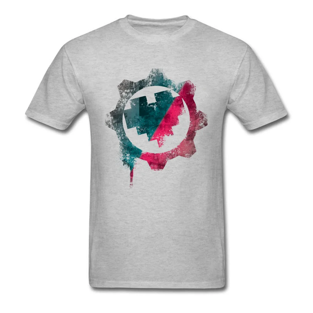 Hero of War Pure Cotton Men Short Sleeve Tops Shirt Casual Thanksgiving Day Top T-shirts Normal T-shirts Fashionable Crewneck Hero of War grey