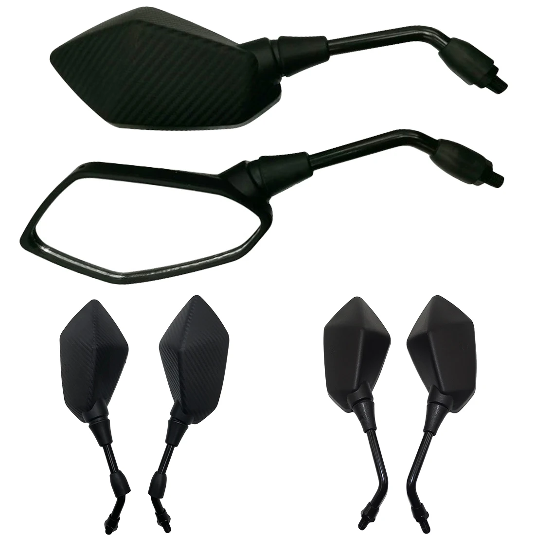 Buy 2Pcs/Pair Motorcycle Mirror Scooter E Bike