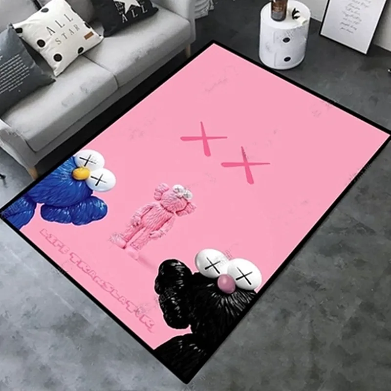 

Floor Mat Cartoon Living Room Tea Table Blanket Kitchen Anti-slip Bedroom Carpet Bedroom Cloakroom Home Cushion Mat M1271