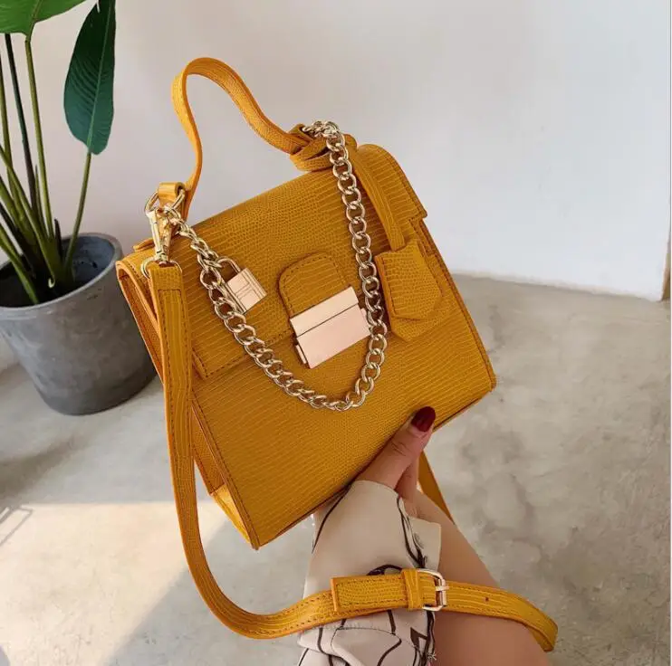

Luxury Alligator Lock Chain Handbag Flap Mujer Purse Women Crossbody Bag 2019 Female Shoulderbag Bolsa Sac #1593