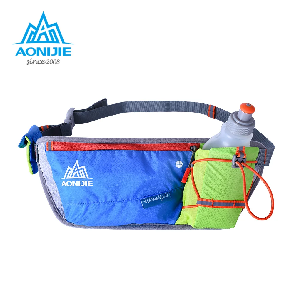 

AONIJIE Marathon Jogging Cycling Running Hydration Belt Waist Bag Pouch Fanny Pack Phone Holder For 250ml Water Bottle E887