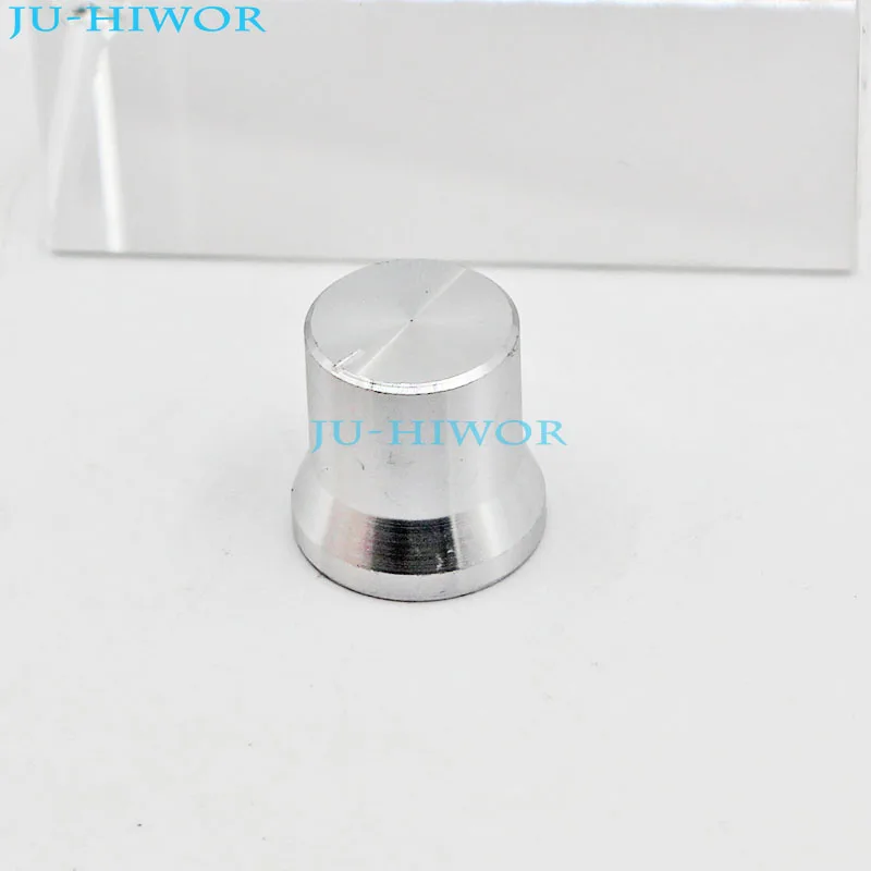 

(5pcs/lot) LXN15x15 Mini Aluminum Alloy Knobs Cap 15x15mm Mounting 6mm White For Rotary potentiometer Encoder Switch