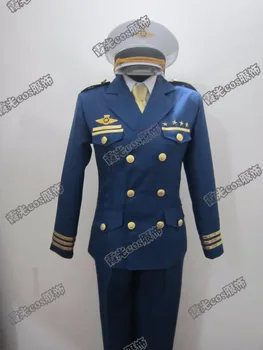 

Hot Anime Uta no Prince-sama cosplay Shining Airlines cos Halloween suit Unisex Japanese Uniform Halloween Party