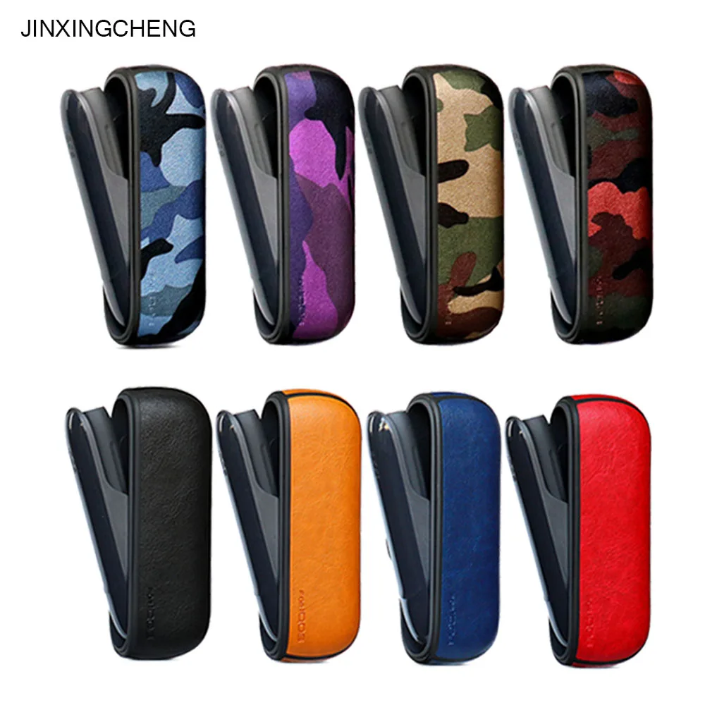 

JINXINGCHENG 2PCS LOT Holder Cover for IQOS 3.0 Case Electronic Cigarette for IQOS 3 PU Leather Case Pouch Bag 8 Colors