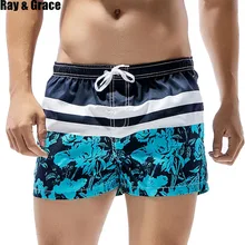 Солнцезащитные GRACE Лето Быстросохнущие шорты пляжные мужские шорты для плавания доска женский купальник для серфинга дышащие пляжные шорты мужской кроссовки тренажерный зал человек Мужские Шорты для купания