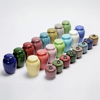 

Crackled Glaze Ceramic Storage Bottle & Jars Tea Box Tea Spice Sugar Jars Food Container miniature Kitchen Storage Canister