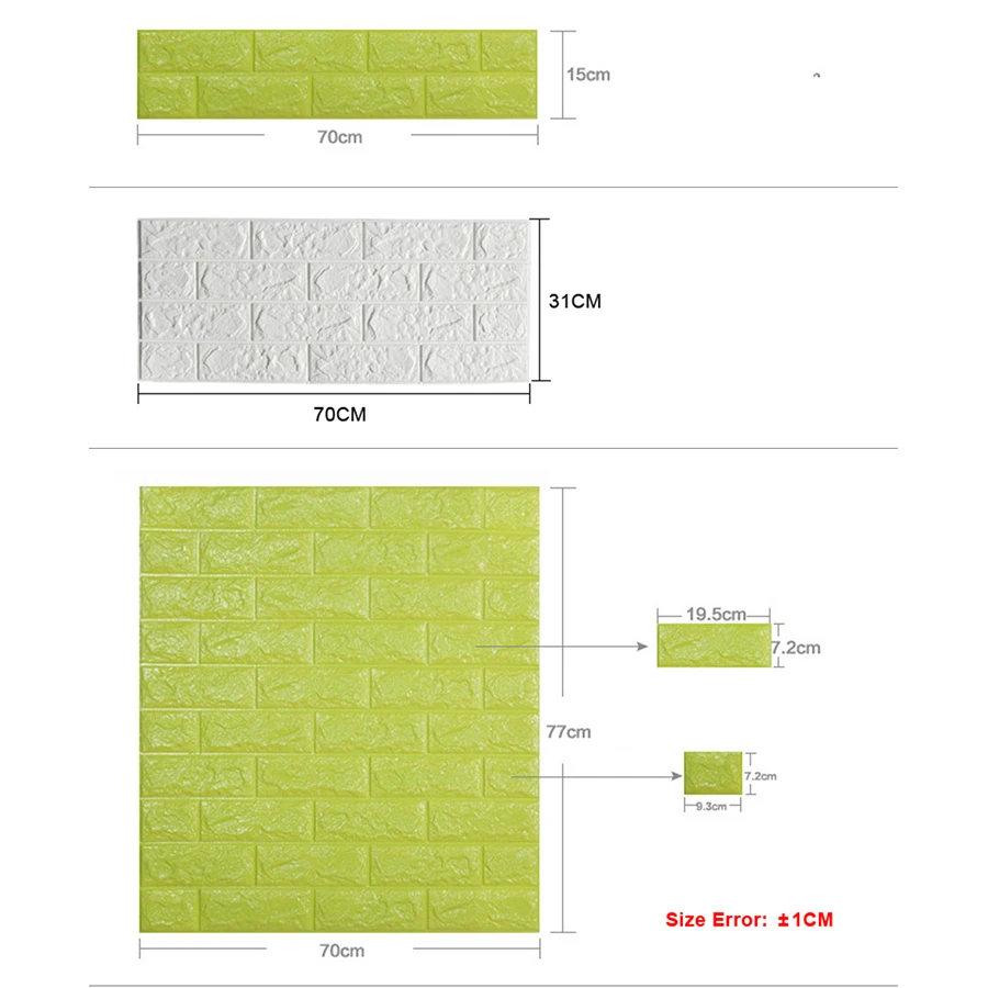 Self adhesive Waterproof TV Background Brick Wallpapers 3D Wall Sticker Living Room Wallpaper Mural Bedroom Decorative Stickers Self adhesive Waterproof TV Background Brick Wallpapers 3D Wall Sticker Living Room Wallpaper Mural Bedroom Decorative Stickers