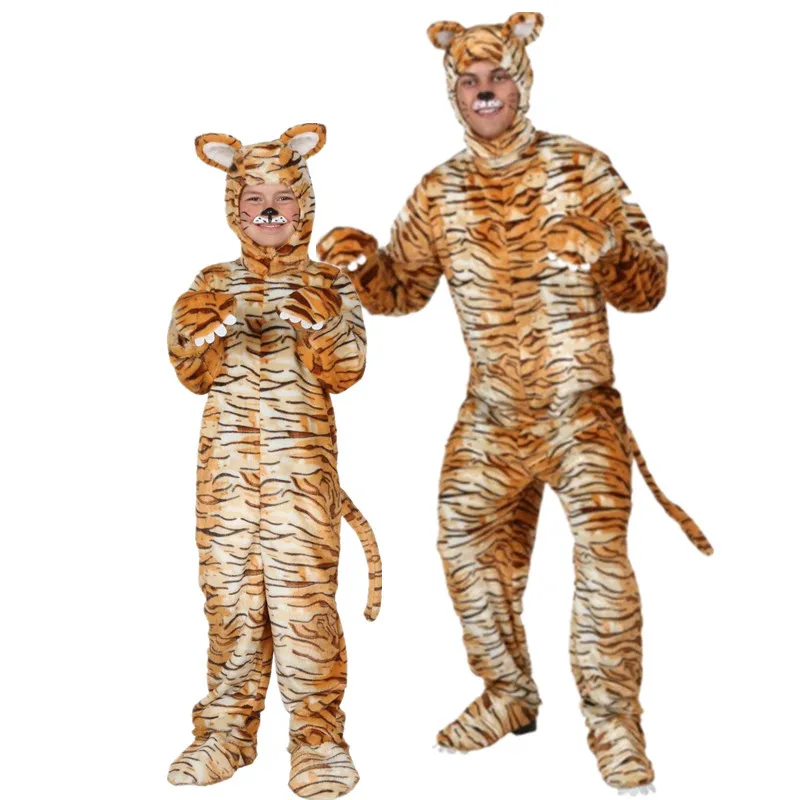 

Hot cosplay Halloween costume adult children party costume animal cartoon tiger costume high quality