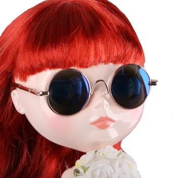 

[wamami] New Blue Round Doll Glasses For Neo Doll Free Shipping