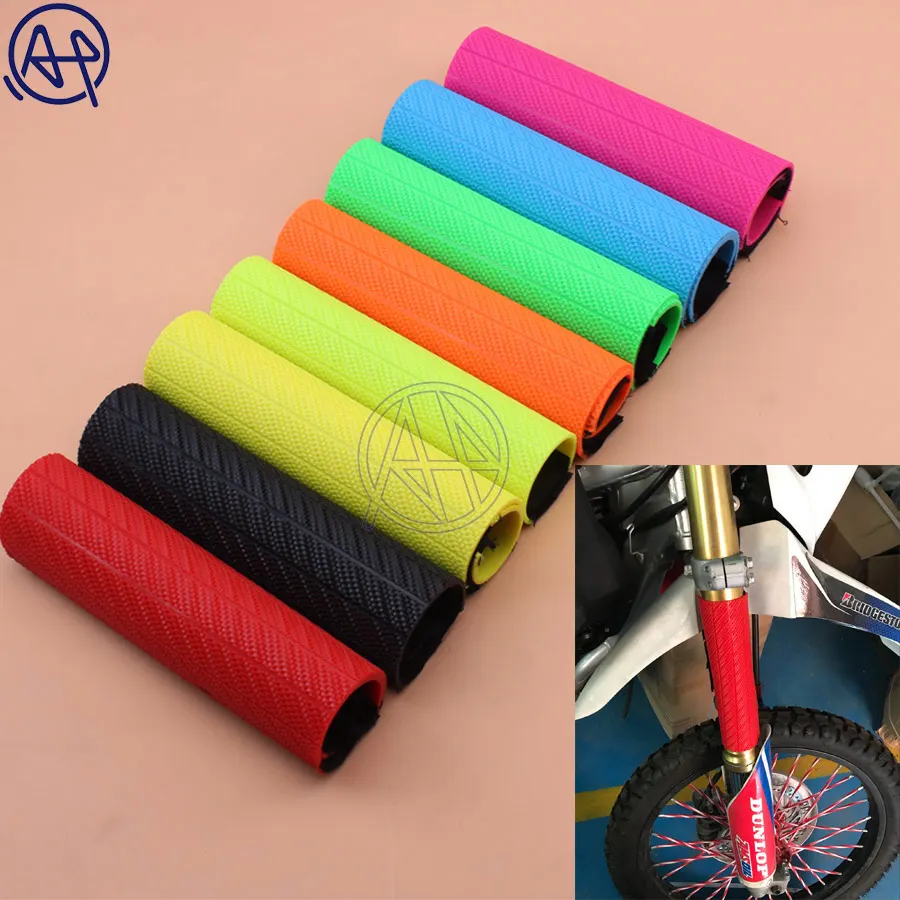 

New Front Fork Protector Shock Absorber Guard Wrap Cover Skin For Motorcycle Motocross Pit Dirt Bike KTM YZF250 CRF250 CRF450