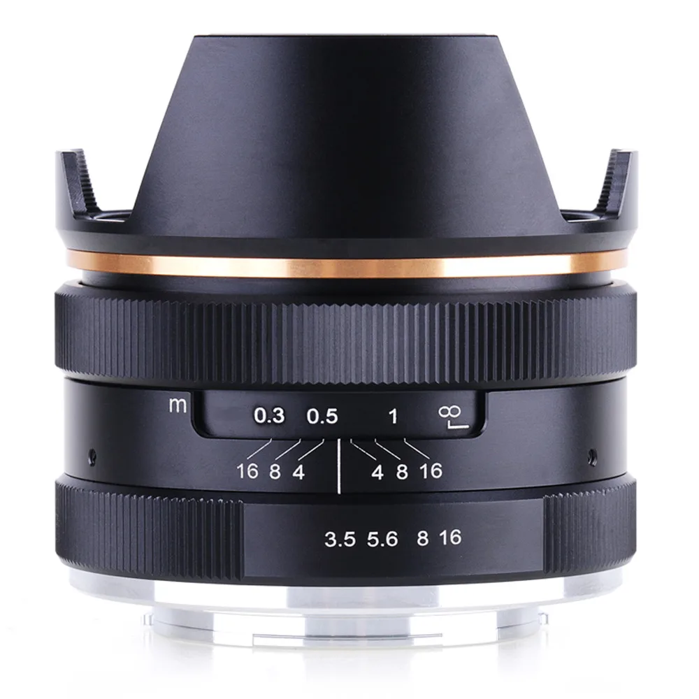Объектив для камеры Sony E Mount NEX3 3N 5 5T 5R KAXINDA с ручной фокусировкой и фиксированным
